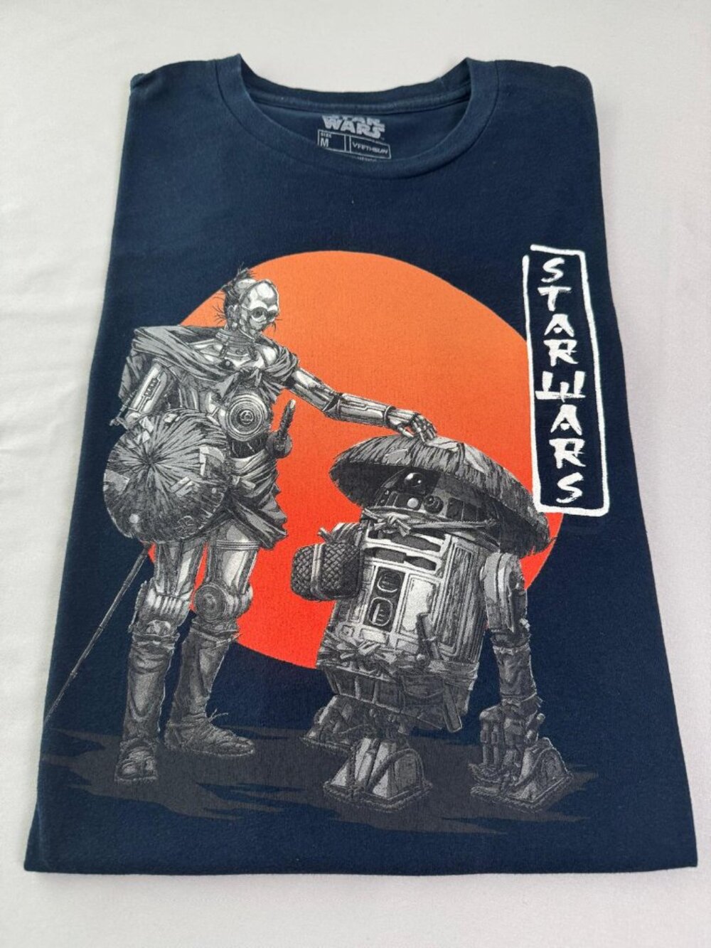 Star Wars Vision Anime Mad Engine T-Shirt Size M R2-D2 C-3PO